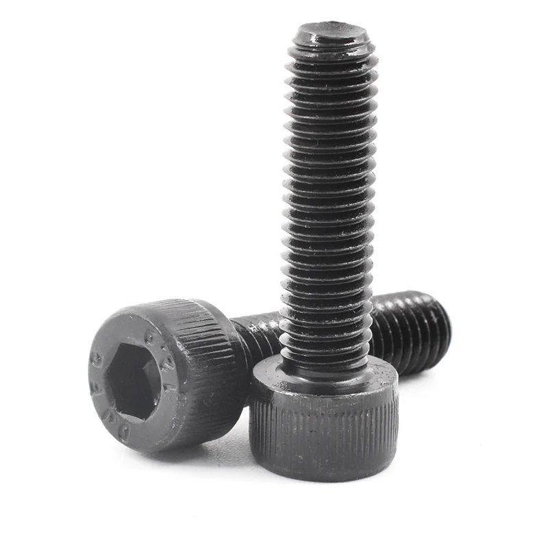 Vis de capuchon de tête à douille hexadécimal à oxyde noir